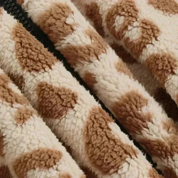 Apricot Casual Women's Leopard Print Basic Long Sleeve Sweatshirt - Picture 9 of 9